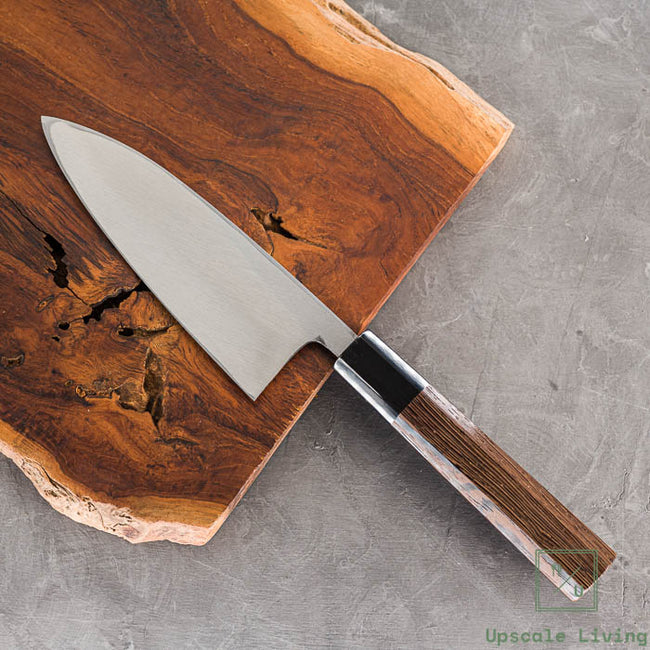 Pisau Fillet Jepang Hatsukokoro SK Steel Single Bevel Deba 150mm