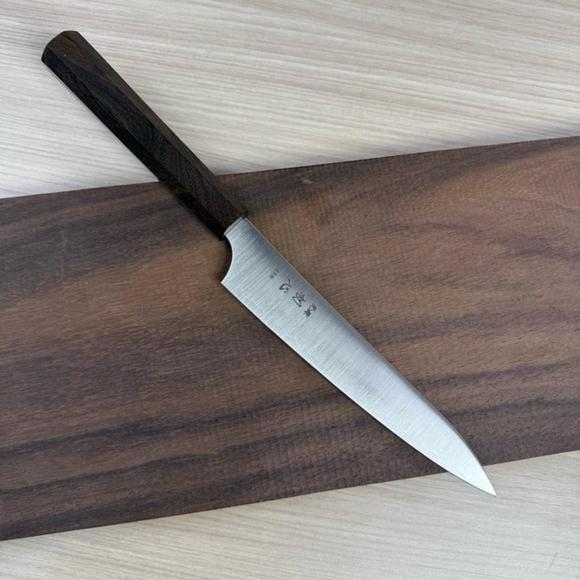 Pisau Jepang Hatsukokoro Hayabusa Aogami Super Petty 150mm