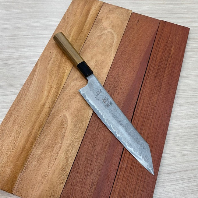 Japanese Knife Nigara x Hatsukokoro Aogami #2 Ryusui Damascus Gyuto 210mm