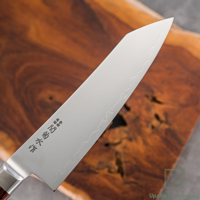 Pisau Jepang Kirinami VG10 Bunka 180mm Mahogany Handle