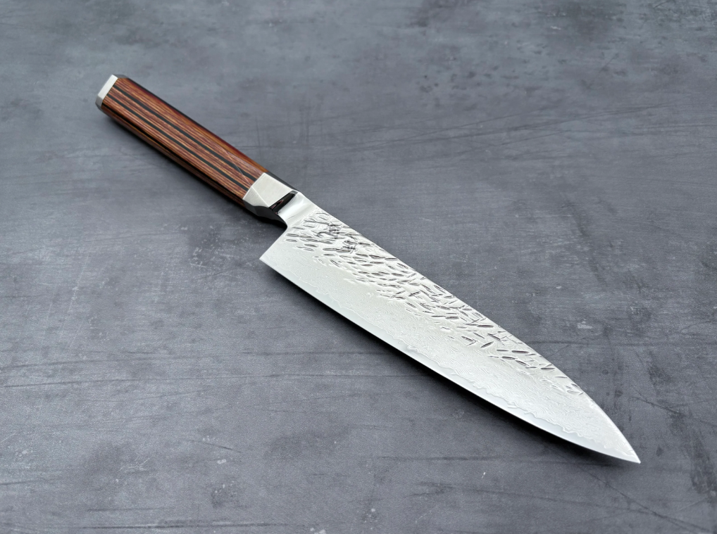 Pisau  Dapur Jepang ONO Suzukaze SG2 69 layer Damascus Petty150mm