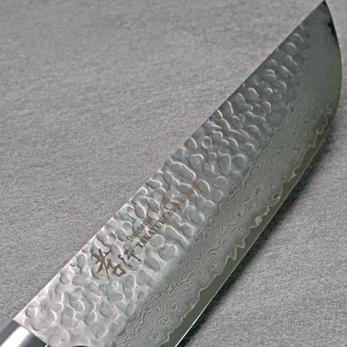 SAKAI TAKAYUKI 33-Layer Damascus Hammered Butcher 210mm