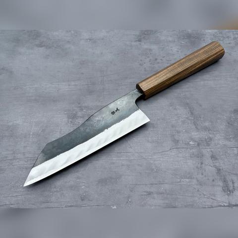 Japanese Knife Pisau Jepang Hatsukokoro Aogami #1 Kokugei Kurouchi Petty 120mm