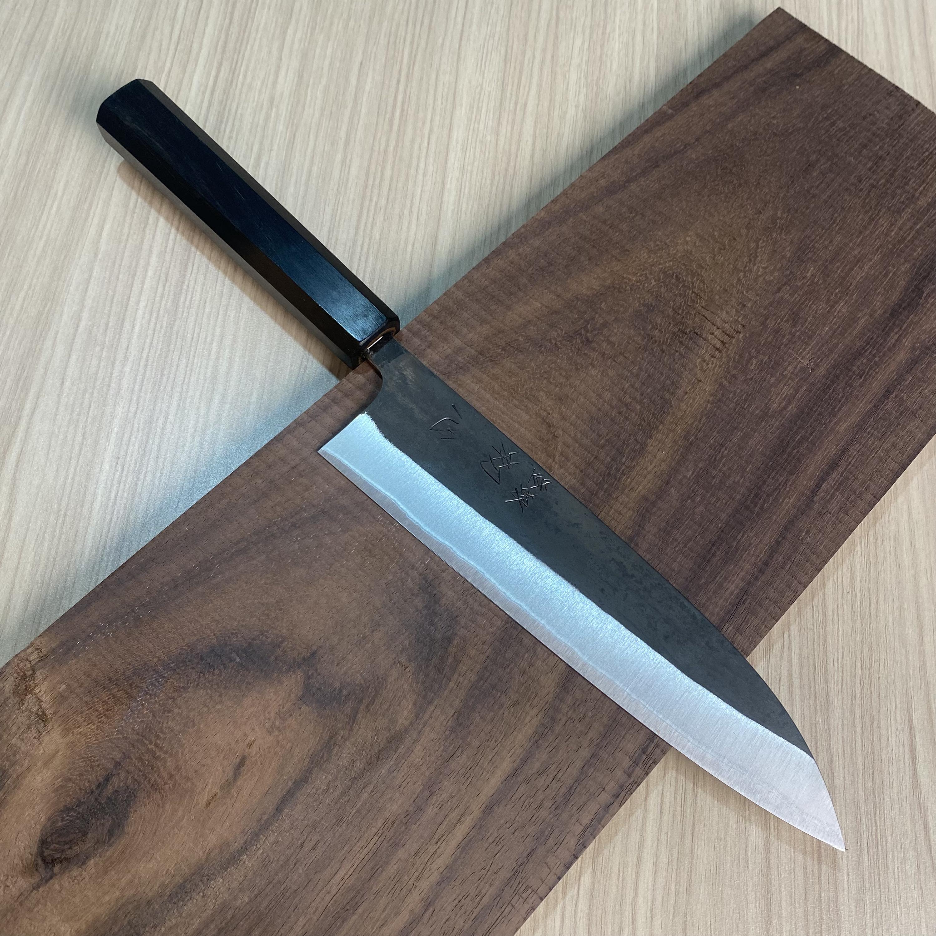 Hatsukokoro Kurokaze Shirogami#2 S/S Cladding Gyuto 180mm