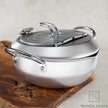 Deep Fryer Yoshikawa Mirakutei III Deep Frying Pot 20cm IH Compatible