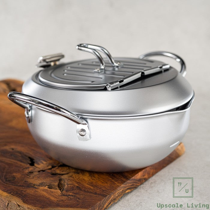 Deep Fryer Yoshikawa Mirakutei III Deep Frying Pot 20cm IH Compatible