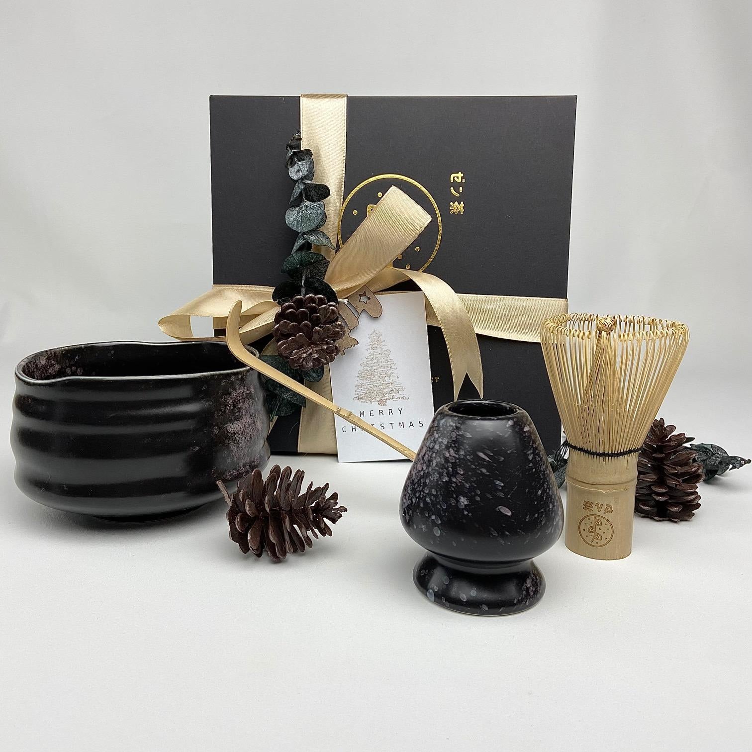 ZenCha Premium Matcha Brewing Set Set of 4 Complete Matcha Preparation