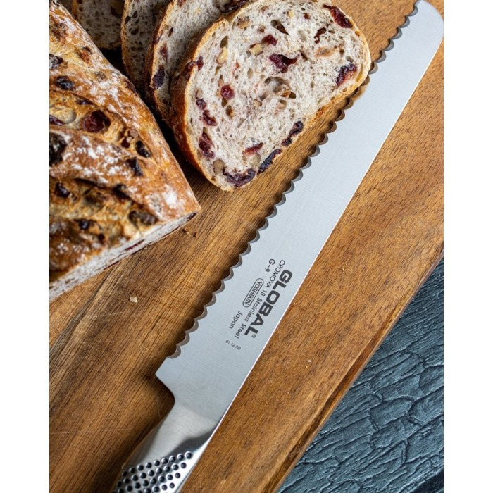 Japanese Knife GLOBAL G-9 Bread Knife 220mm Made In Japan