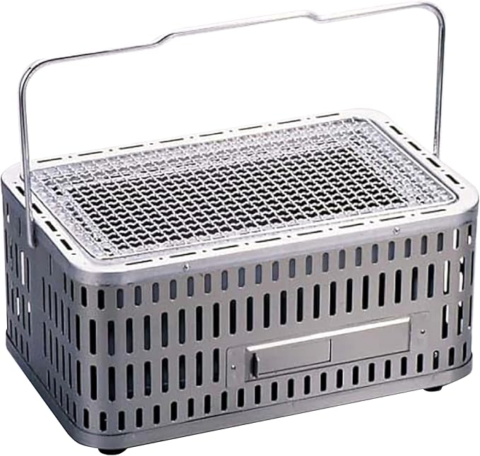 Green Life Japanese Konro Shichirin Grill Portable Stainless 39cm  (Medium)