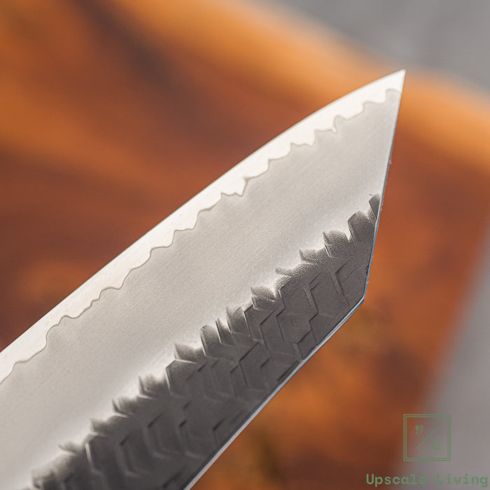 Pisau Dapur Jepang Nigara Hamono SG2 Kurouchi Kiritsuke Gyuto 210mm