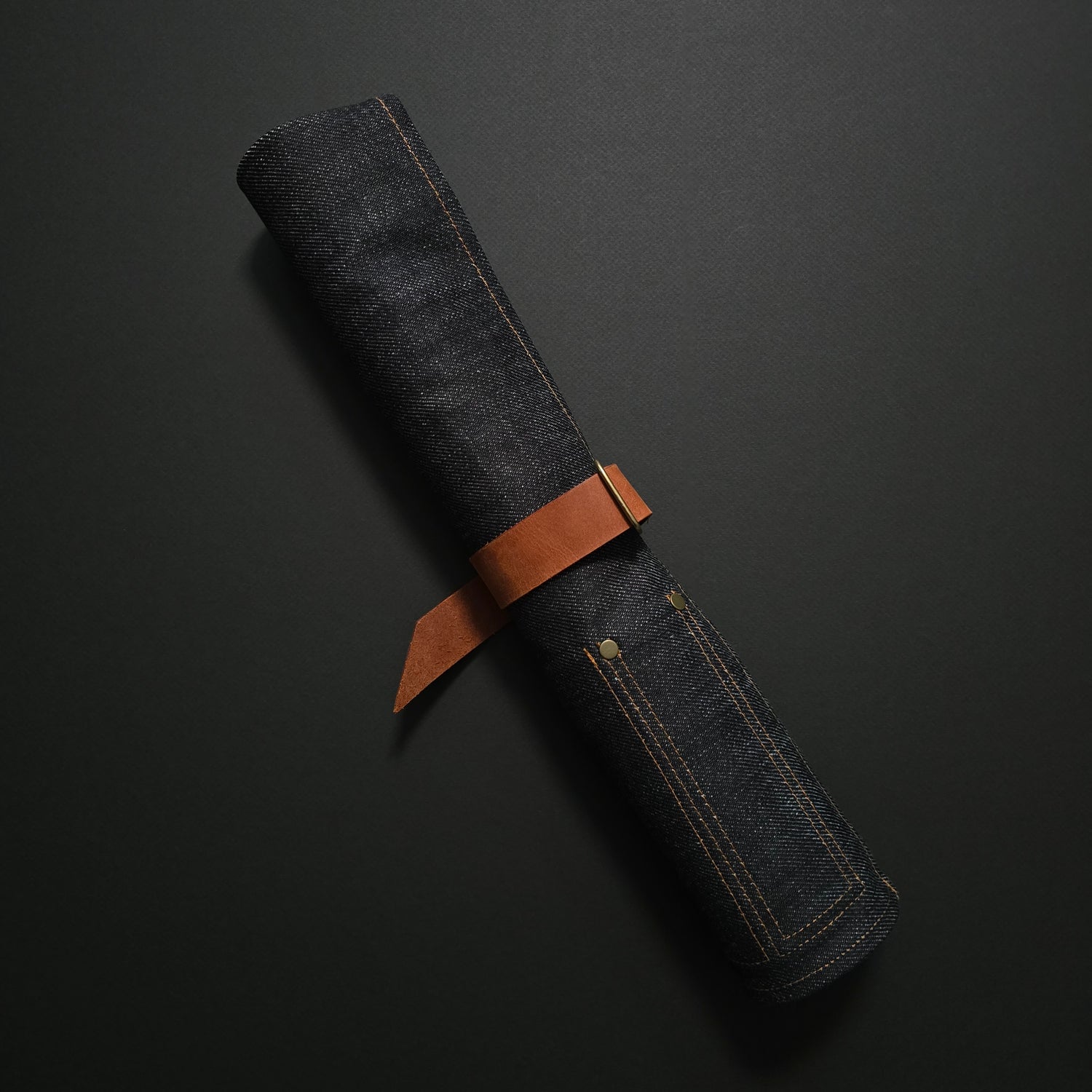 Kaneshige Okayama Selvedge Denim 5 Pockets Knife Roll