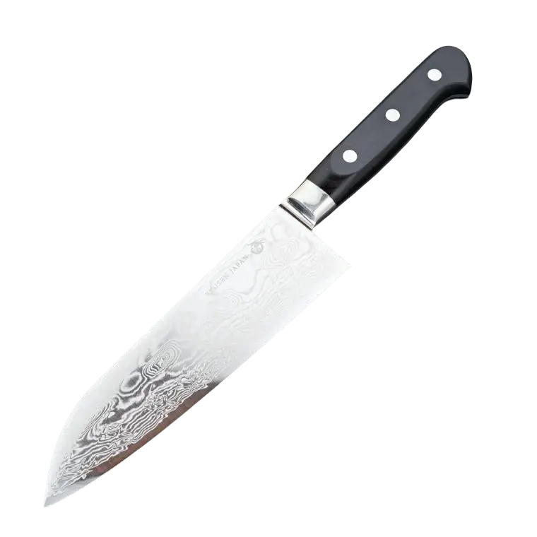 Pisau Dapur Jepang Ryusen Bonten Unryu Santoku VG10 175mm