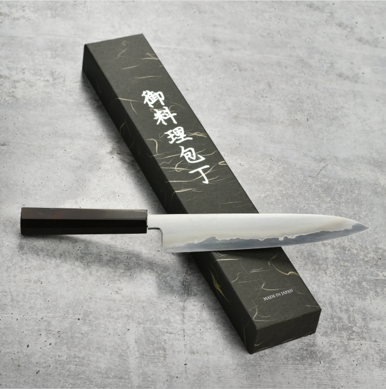Pisau Dapur Jepang Tetsujin Saku Silver#3 Micro-structural banding Gyuto 240mm