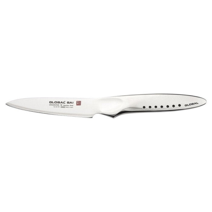Japanese Knife GLOBAL SAI-S02 Petty Knife 100mm Made in Japan