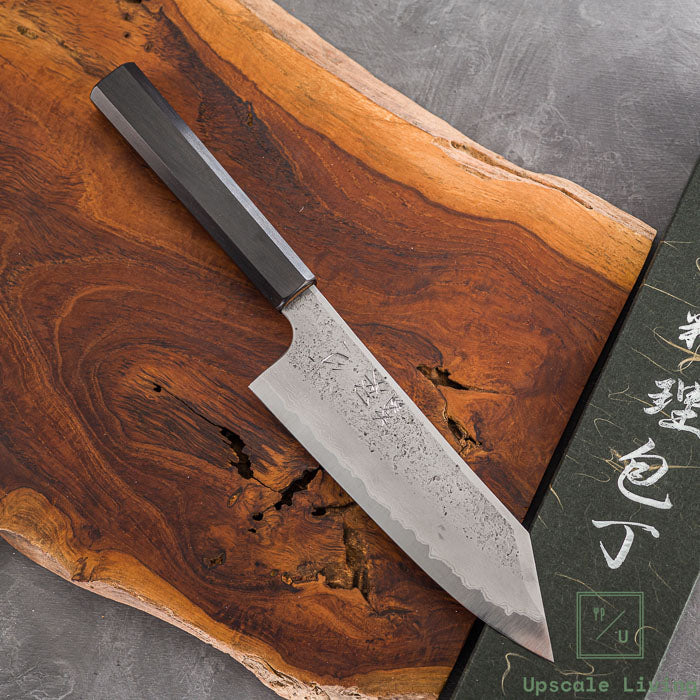 Japanese Knife Nigara x Hatsukokoro Ryusui Damascus Bunka 180mm