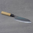 Tadafusa Kurouchi Shirogami #2 Steel Santoku 165mm