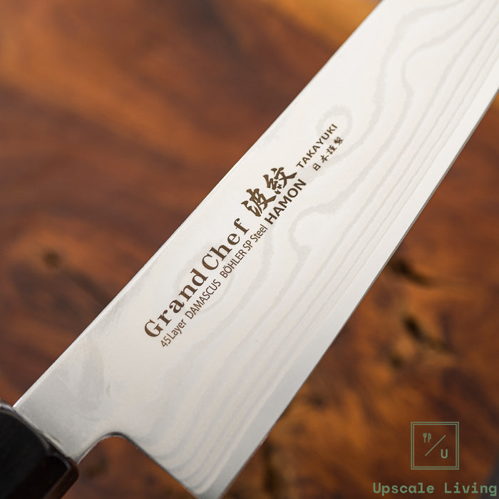 Japanese Knife SAKAI TAKAYUKI Grand Chef Hamon Bohler Gyuto 210mm
