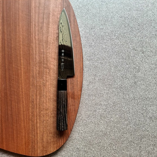 Japanese Knife TOJIRO Shippu Black DP Damascus Steel Gyuto 180mm