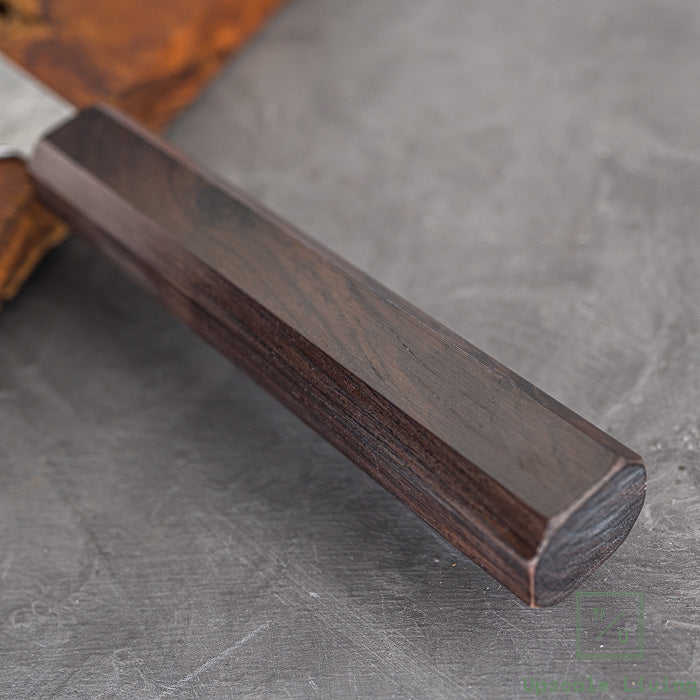 Pisau Dapur Jepang Hatsukokoro Ginrei Silver#3-Layer Nashiji Nakiri 165mm