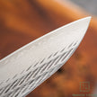 Pisau Dapur Jepang OUL Ginsan Silver #3 Damascus Nawame Gyuto 210mm Oak Handle Gyuto