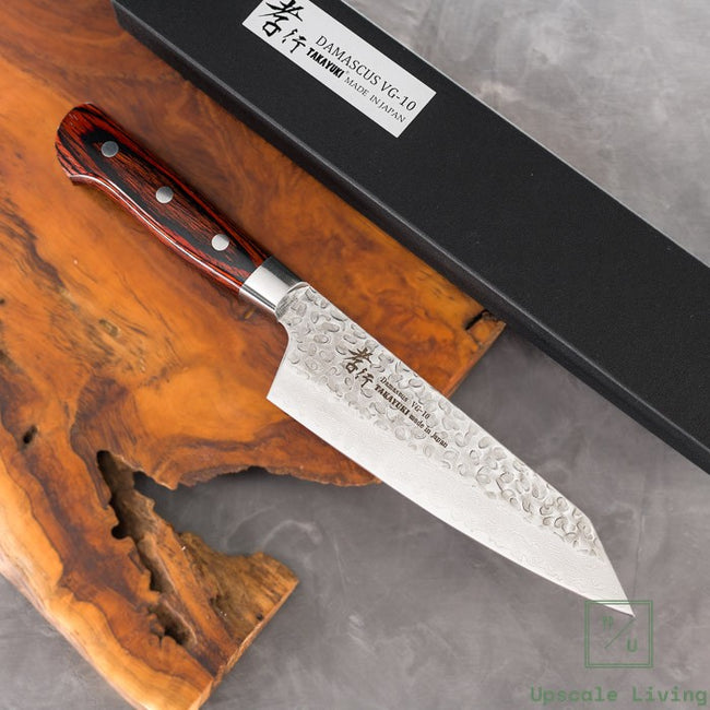 SAKAI TAKAYUKI 33-Layer Damascus H. Kengata Santoku 160mm