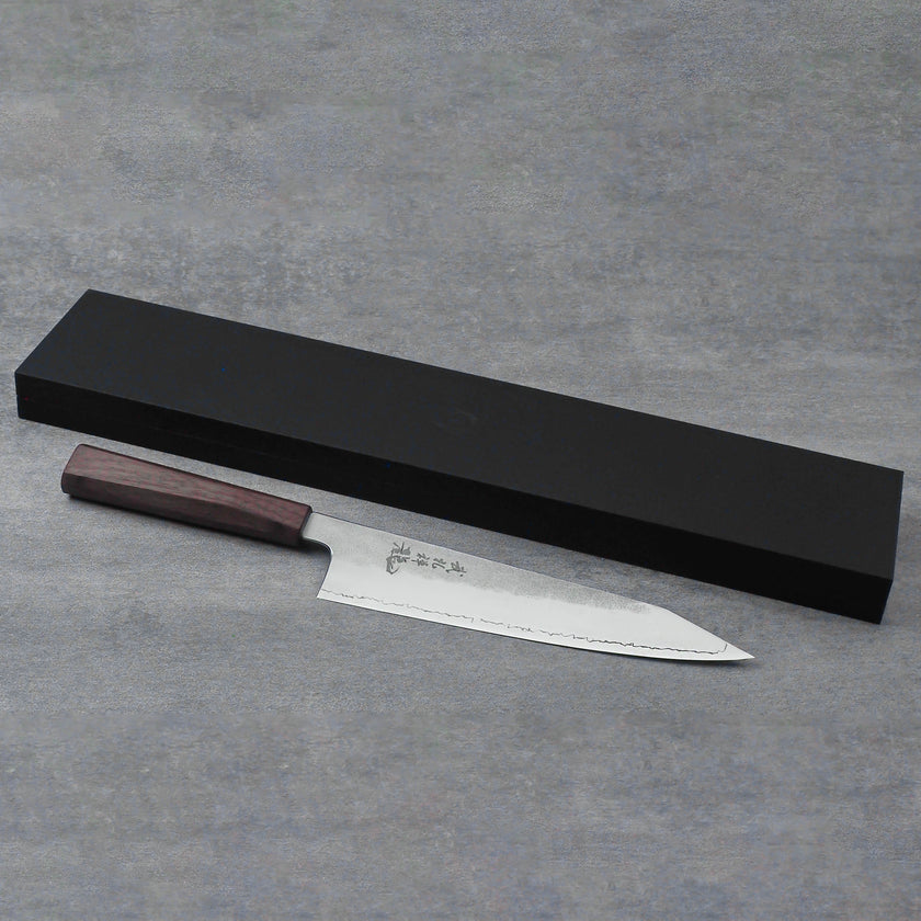 Pisau Dapur Jepang Ryusen Blazen SG2 Nashiji WA Kiritsuke Gyuto 210mm