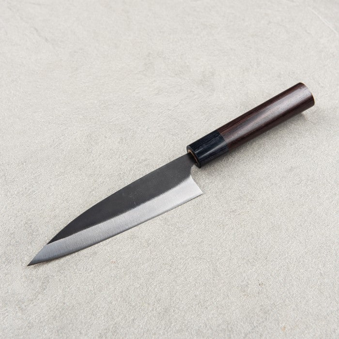 Japanese Knife Yoshida Hamono Aogami#2 Kurouchi Santoku Funayuki 170mm