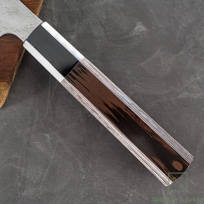 Japanese Knife Nigara Hamono VG10 Damascus Kiritsuke Gyuto 210mm