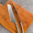 Steak Knife Fork set  AUS8 Yoshida Hamono Silver Plain