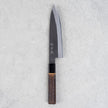 Japanese Knife Mutsumi Hinoura Shirogami#2 SS Kuro-Nashiji Petty 150mm