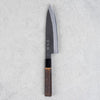 Japanese Knife Mutsumi Hinoura Shirogami#2 SS Kuro-Nashiji Petty 150mm