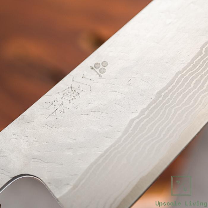 Japanese Knife Nigara Hamono VG10 Damascus Migaki Tsuchime Kiritsuke Gyuto 240mm
