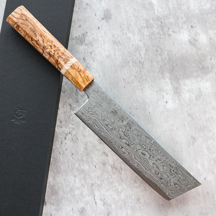 Pisau Dapur Jepang Ryusen Fukakuryu KAI ATS314 Nakiri 155mm
