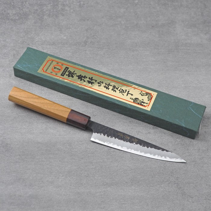 Japanese Knife SAKAI TAKAYUKI Aogami Super Hammered Petty 135mm
