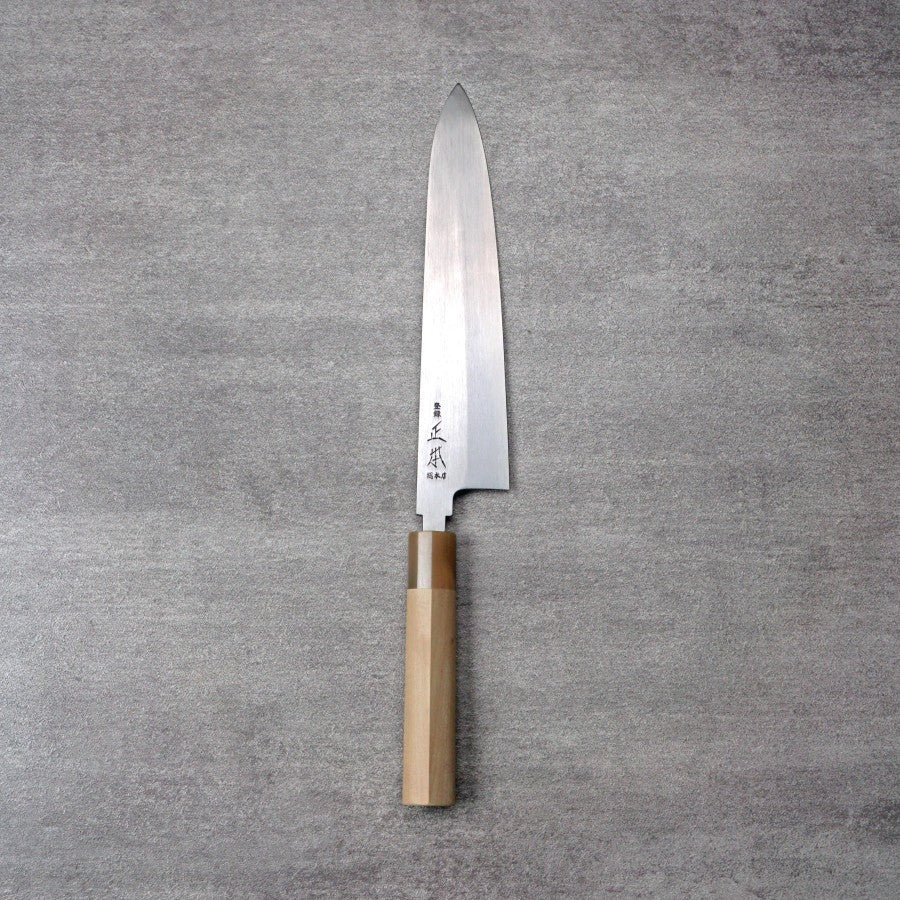 Japanese Artisan Knife Masamoto KS2924 HonKasumi Shirogami Gyuto 240mm