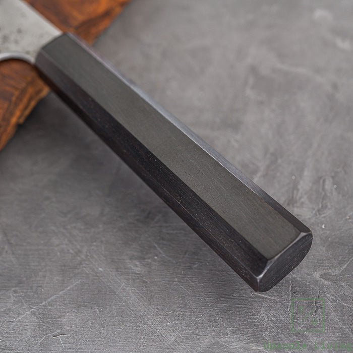 Japanese Knife Nigara x Hatsukokoro  Ryusui Damascus Bunka 180mm
