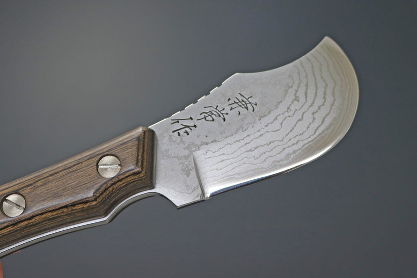 Pisau Outdoor Kanetsune Seki  Aogami#2 SESERAGI - Skinner
