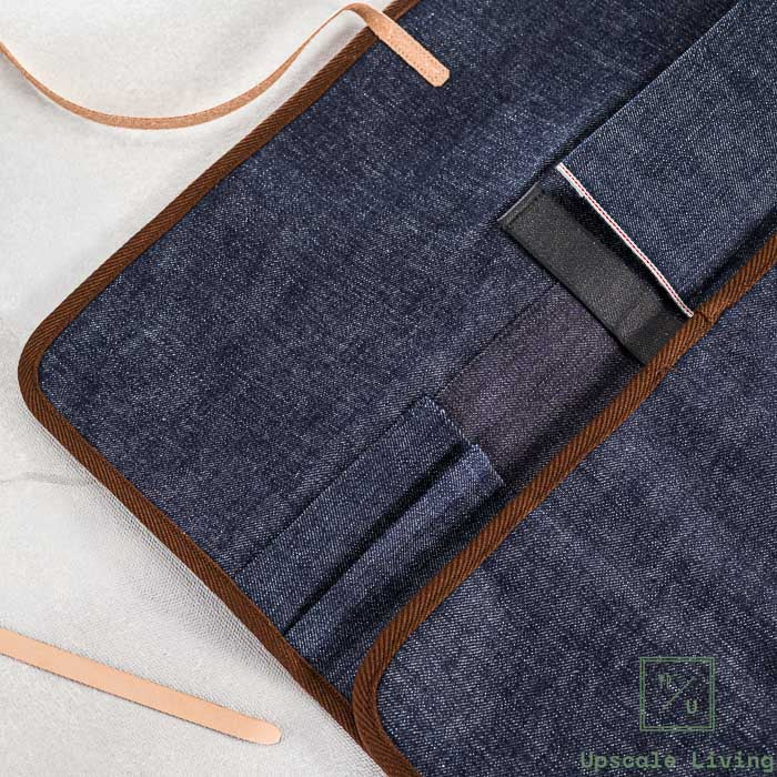 Shibata Takayuki Knife Roll Denim S 6 SLOTS