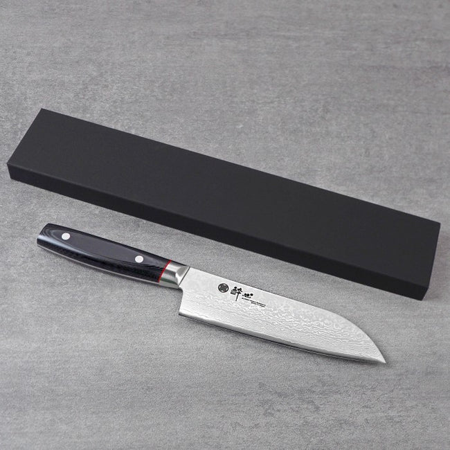 Japanese Knife Suisin Nickel Damascus VG10 Santoku 170mm