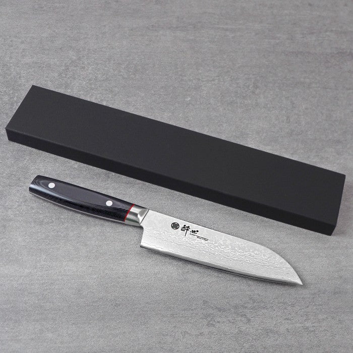 Japanese Knife Suisin Nickel Damascus VG10 Santoku 170mm