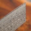 Pisau Dapur Jepang Nigara Hamono Anmon SG2 Damascus Kiritsuke Nakiri 180mm