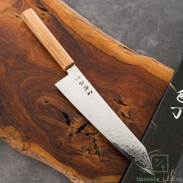 Hatsukokoro Ryuhyo SG2 Damascus Migaki Kiritsuke Gyuto 210mm