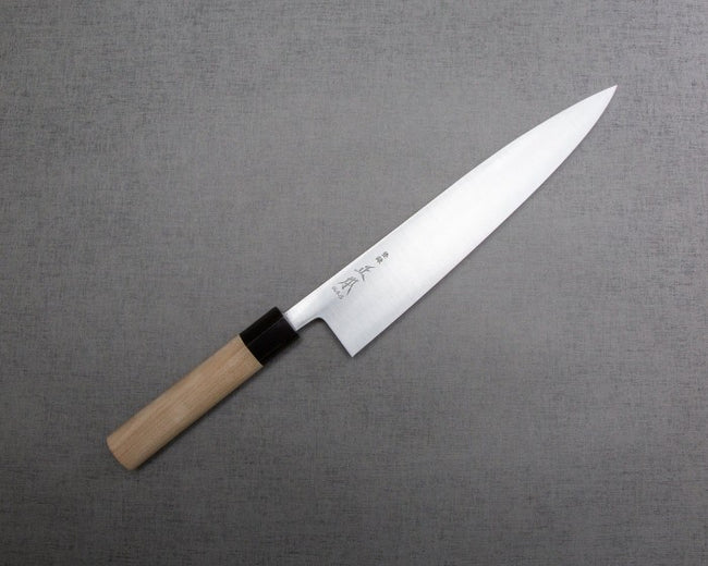 Japanese Artisan Knife Masamoto Hon Kasumi Gyuto 240mm