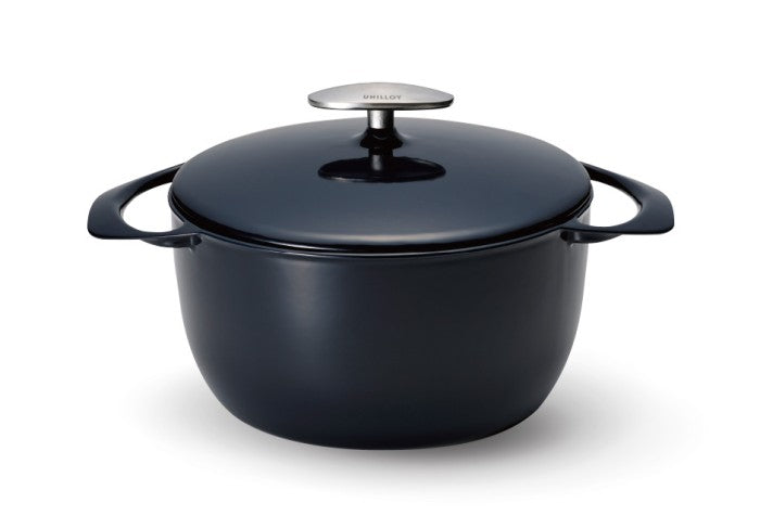 Casserole Pot UNILLOY Casserole Navy 22cm
