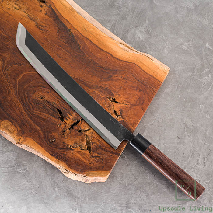 Pisau Dapur Jepang Tsunehisa Aogami #2 Kurouchi Sakimaru Sujihiki 270mm
