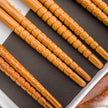 Sumpit Jepang Ishida Thomson Chopsticks Set of 5 Pairs Susu Bamboo Five Color Clouds