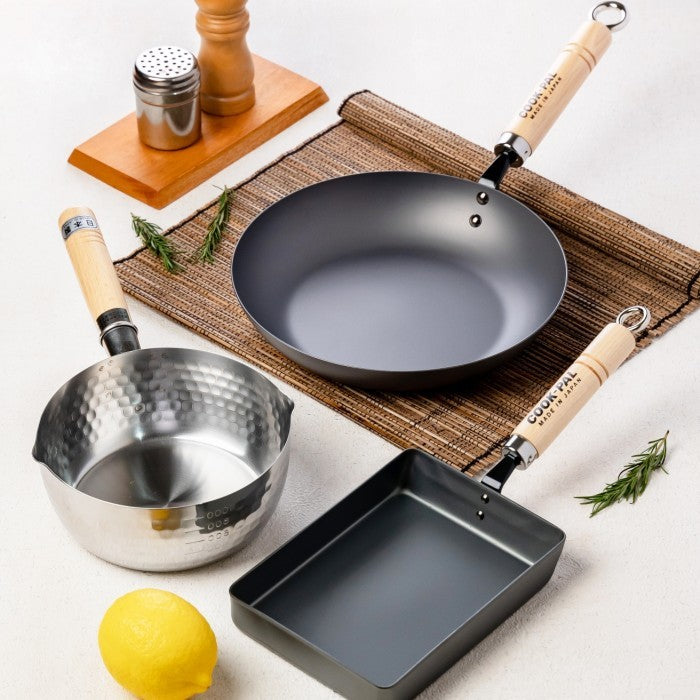 YOSHIKAWA Carbon Steel Tamagoyaki Egg Pan COOK-PAL
