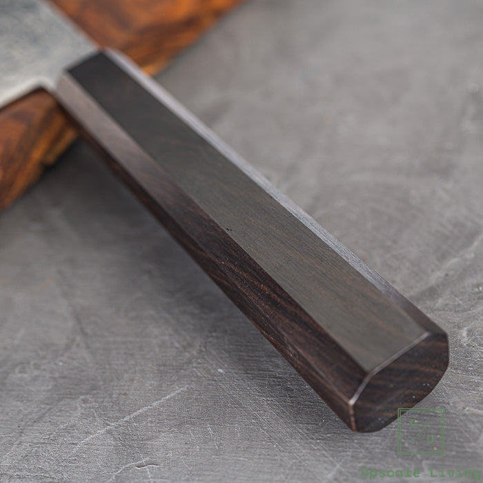 Hatsukokoro Ryuhyo SG2 Damascus Migaki Santoku 180mm