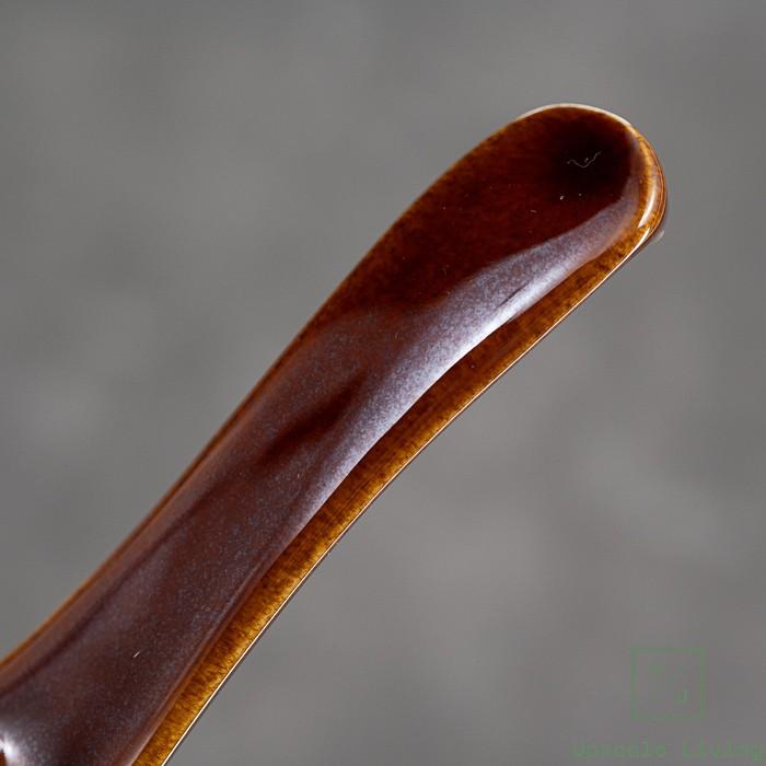 Ginpo Kikka Bankoyaki Ceramic Soup Spoon