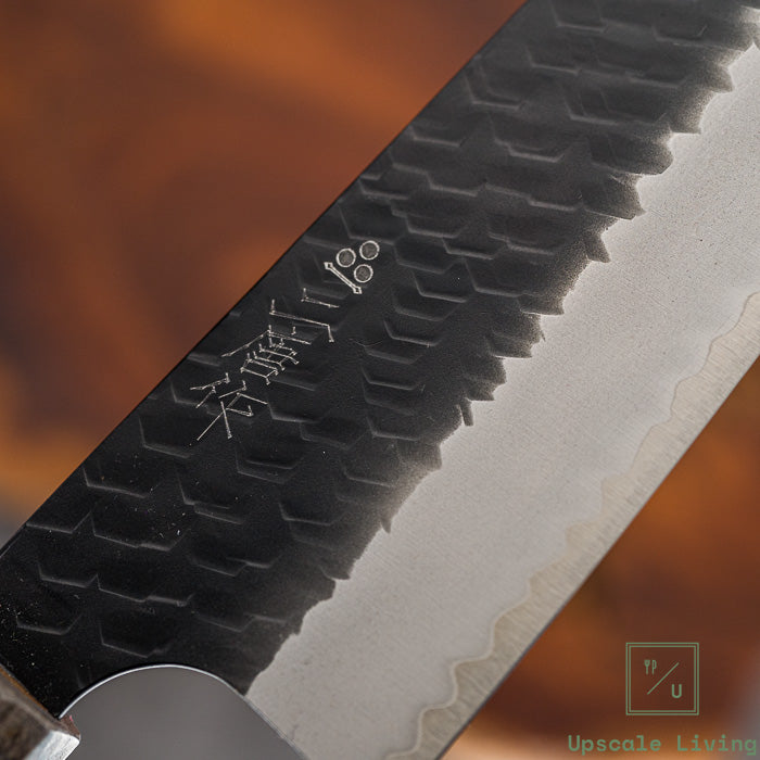 Nigara Hamono SG2 Kurouchi Tsuchime Santoku 180mm
